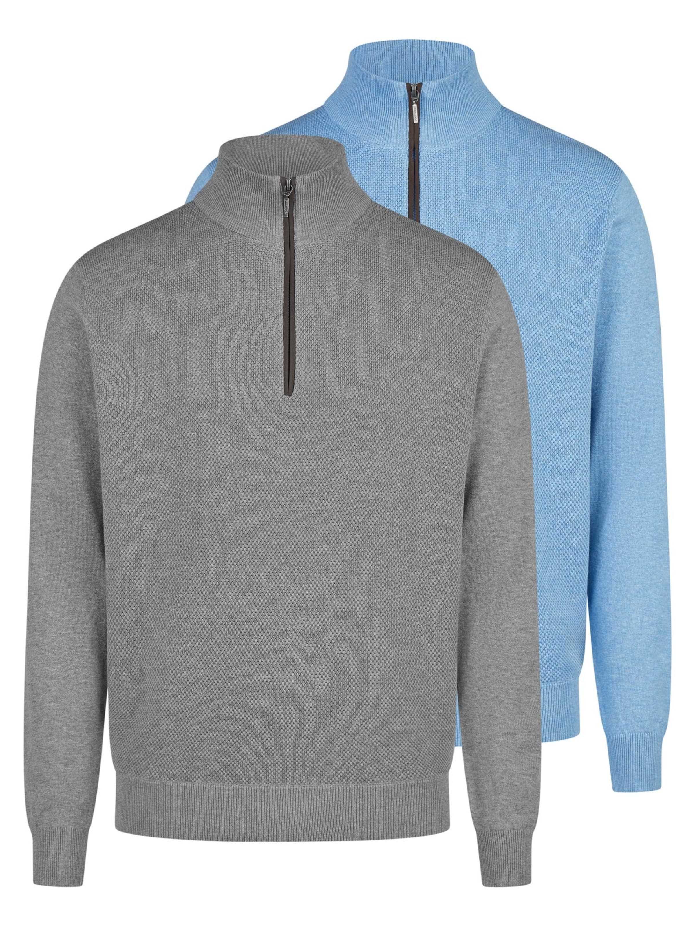redmond Pullover 'Basic'‌‌‌‌ in Blau: Vorderseite