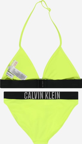 Calvin Klein Swimwear Triangel Bikini i grøn