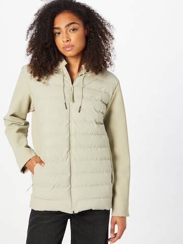 RAINS Between-season jacket in Green: front