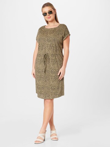 ONLY Carmakoma Dress 'APRIL' in Beige