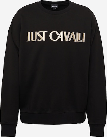 Just Cavalli Sweatshirt 'SOHO' in Schwarz: predná strana