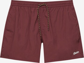 Pull&Bear Zwemshorts in Rood: voorkant