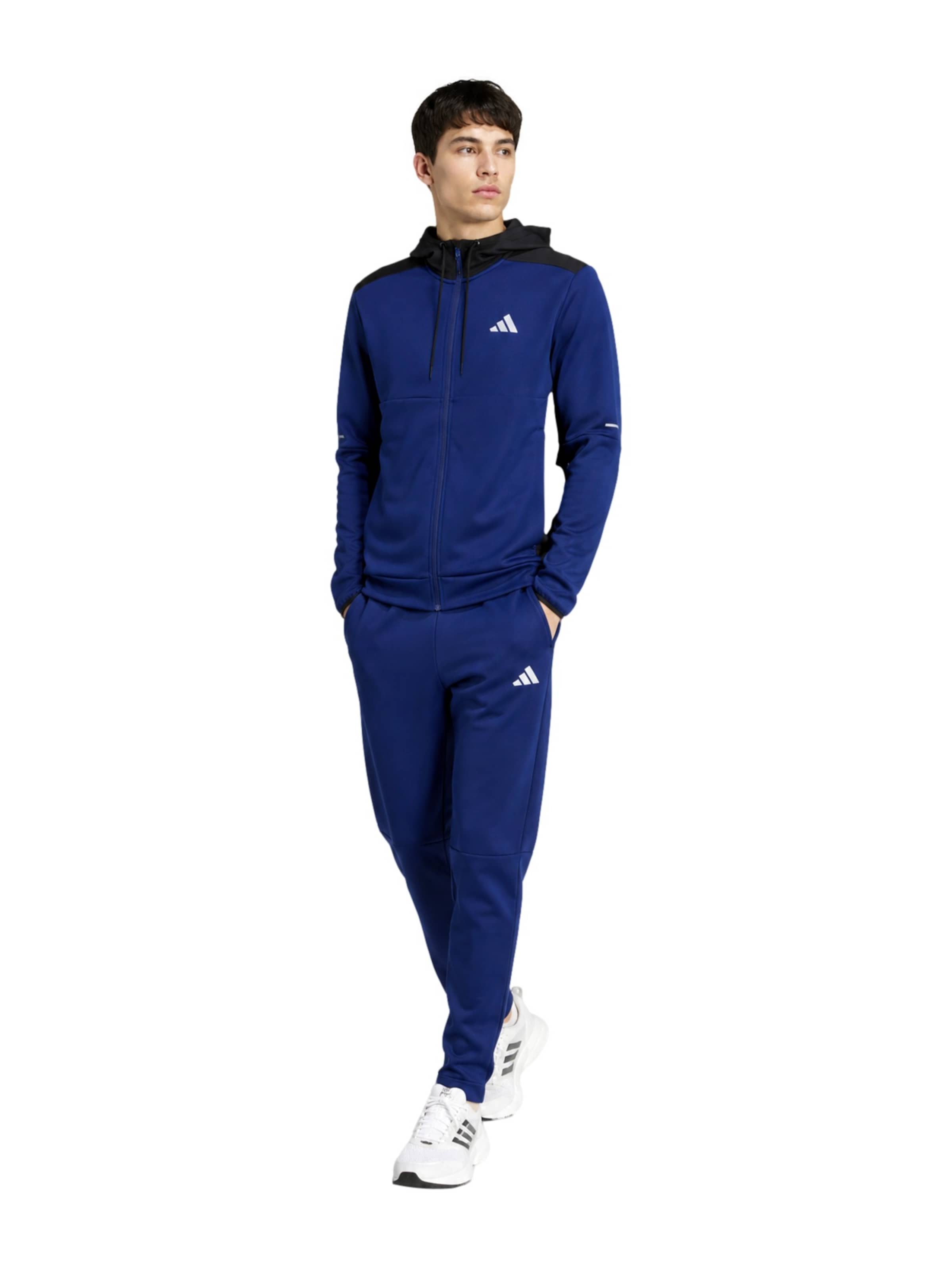 ADIDAS PERFORMANCE Суичъри с качулка в синьо