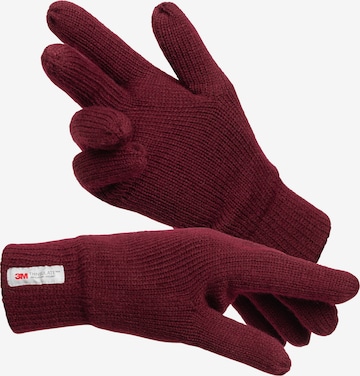 Gants 'Jason' INDICODE JEANS en rouge