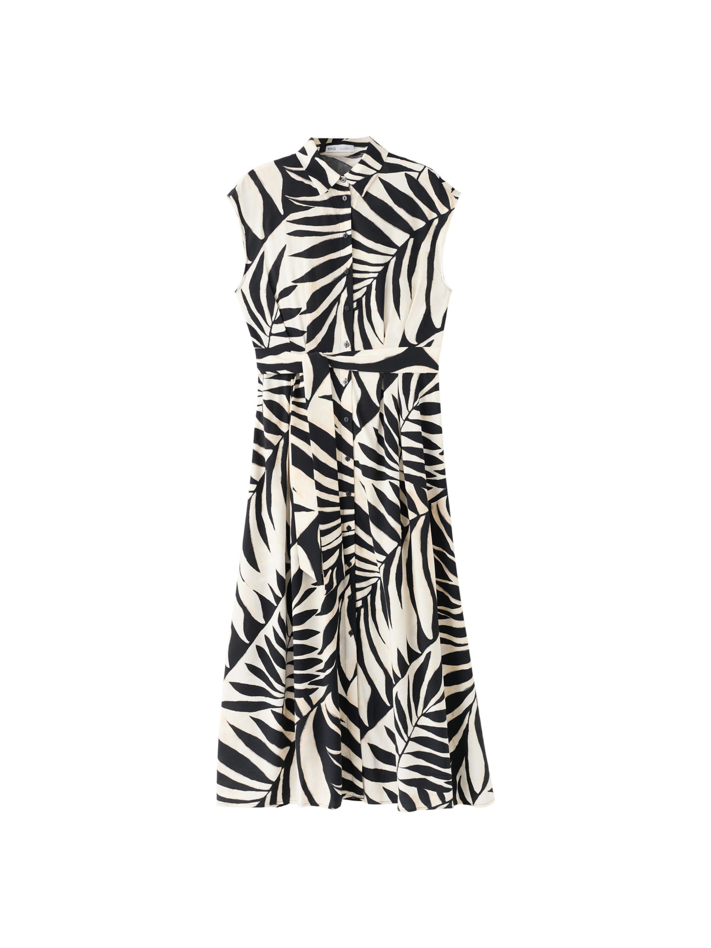 Rochie tip bluză 'Apple' de la MANGO pe negru: față