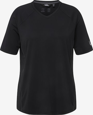 Ulla Popken Funktionsshirt in Schwarz: Vorderseite