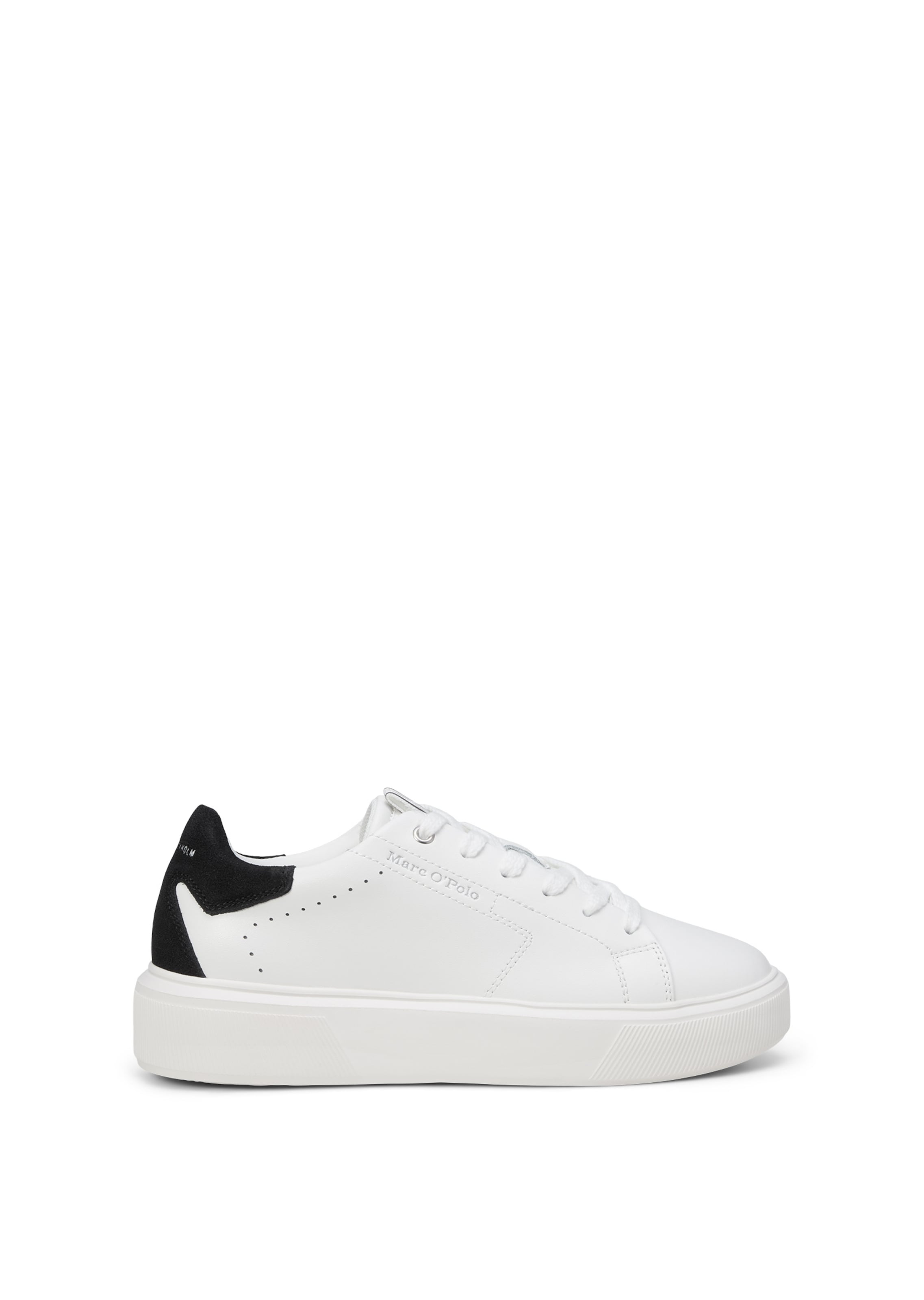 Baskets basses 'Kaira' Marc O'Polo en blanc