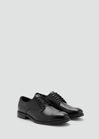MANGO MAN Schnürschuh in Schwarz