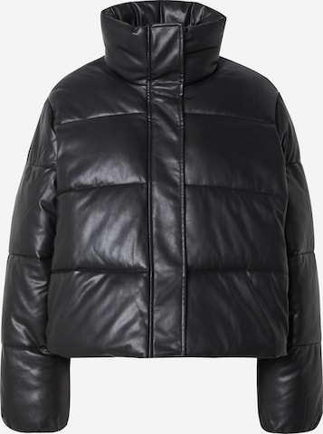 Veste mi-saison Calvin Klein en noir : devant