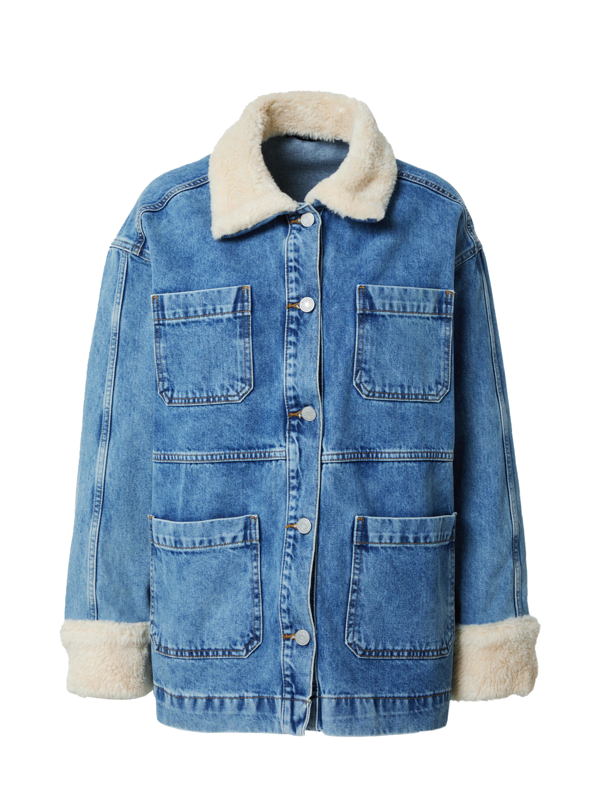 Veste mi-saison 'JUNIA' LTB en bleu : devant