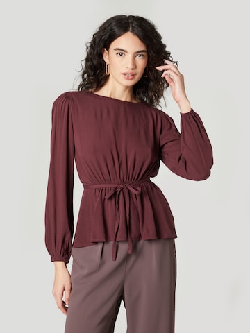 Guido Maria Kretschmer Women Bluse 'Carmina' i rød: forside