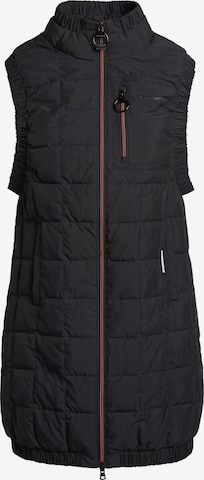 khujo Bodywarmer 'Harper' in Zwart: voorkant