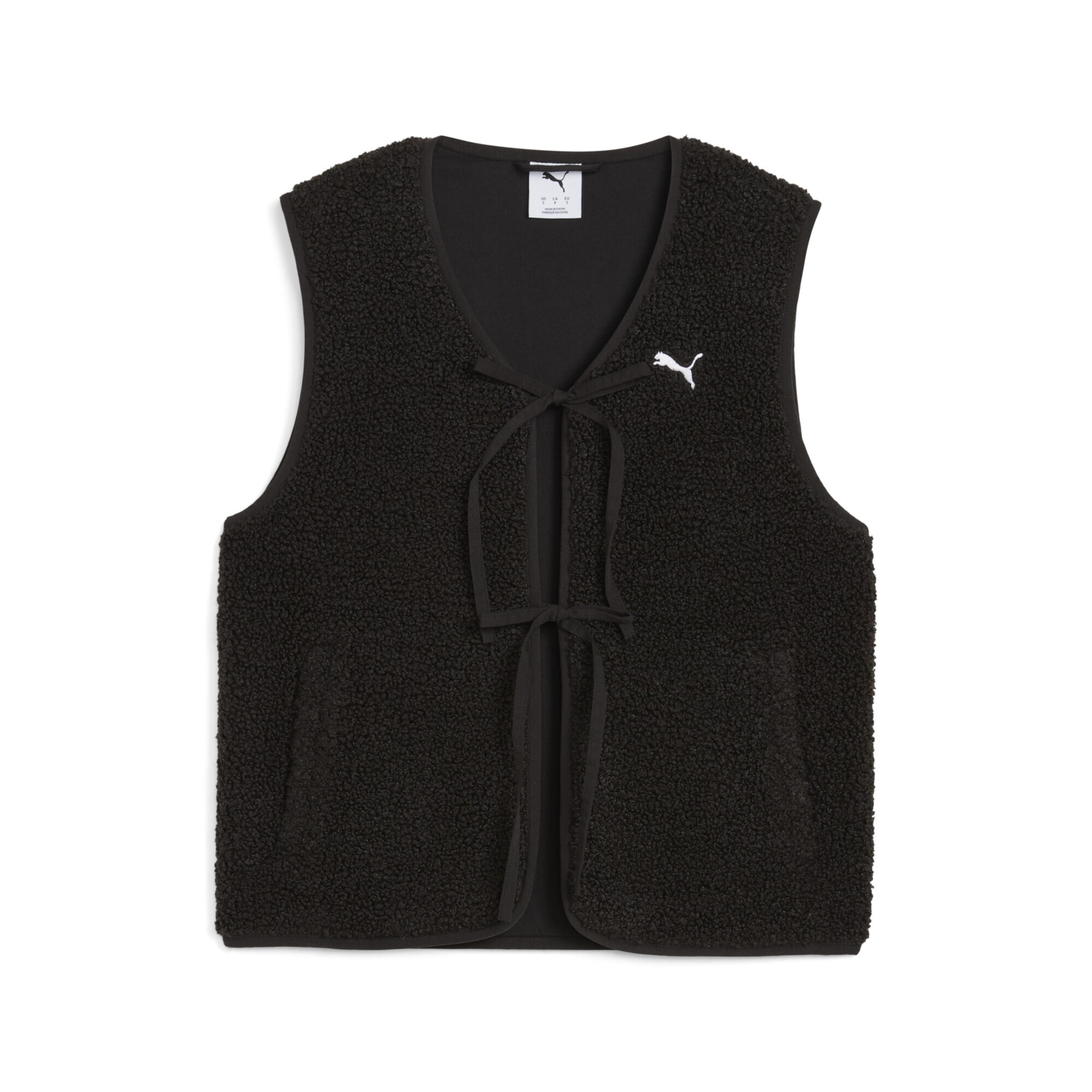 Vestă 'Wardrobe Essentials' de la PUMA pe negru: față