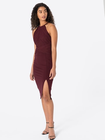 Lipsy Cocktail dress in Purple: front