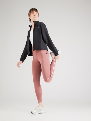 ADIDAS PERFORMANCE Skinny Sports trousers 'DailyRun' in Pink