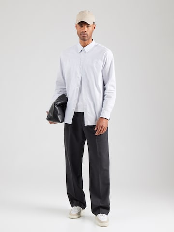 Calvin Klein Jeans Regular fit Button Up Shirt in Blue