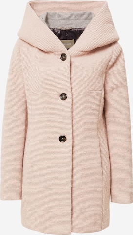 Amber & June Between-Seasons Coat in Pink: front