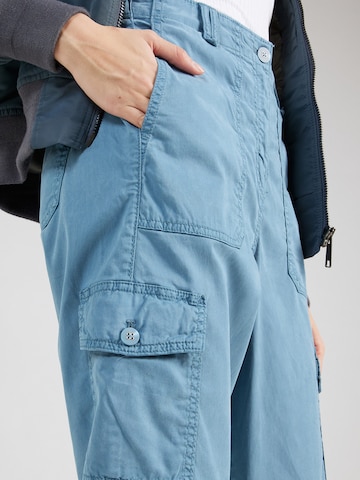 Effilé Pantalon cargo Marks & Spencer en bleu