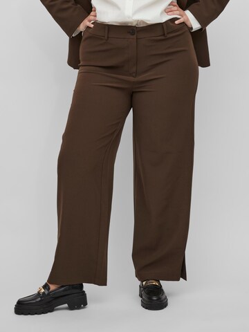 Regular Pantalon 'IVY' EVOKED en marron : devant