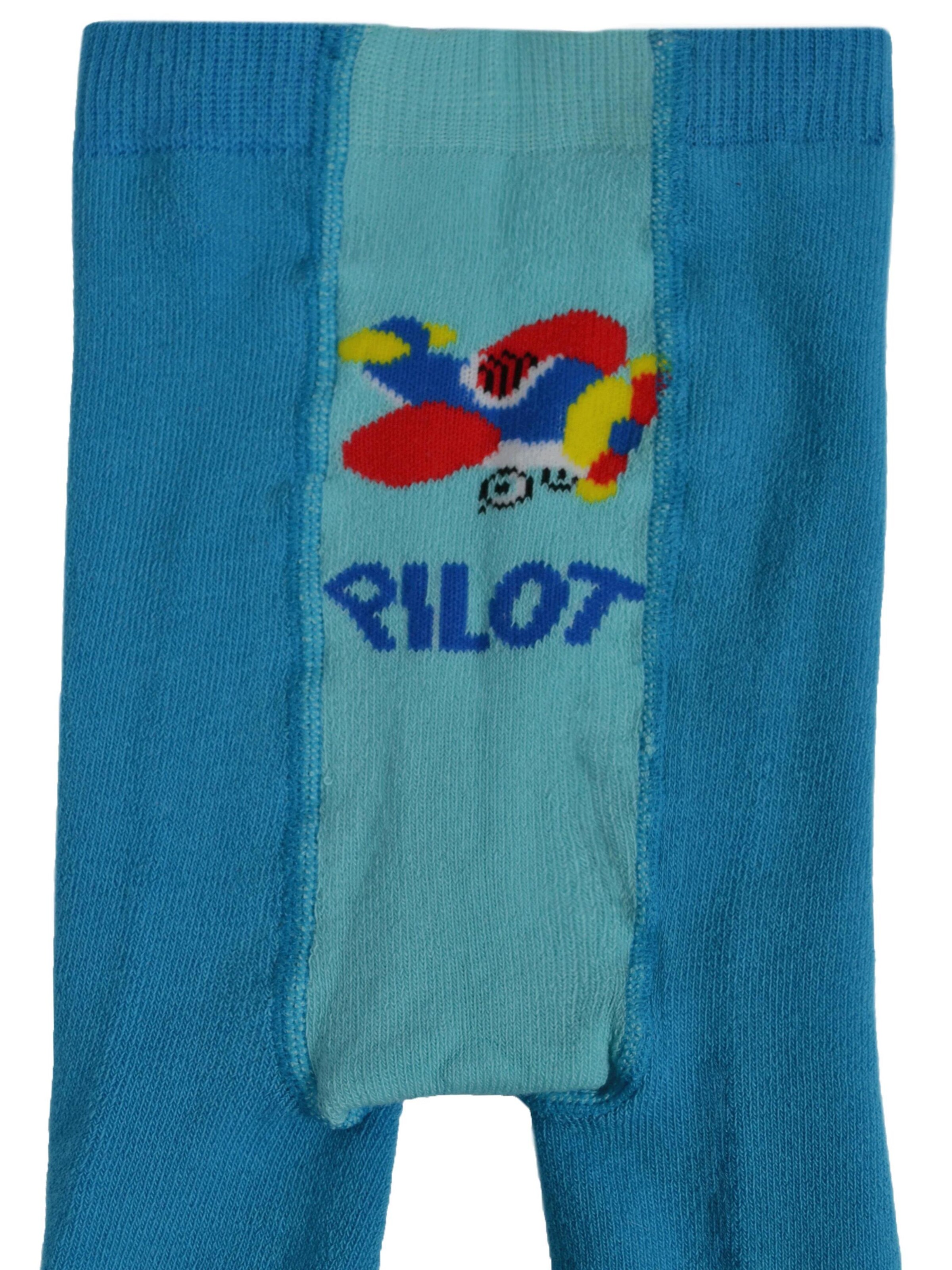 normani Tights in Blue