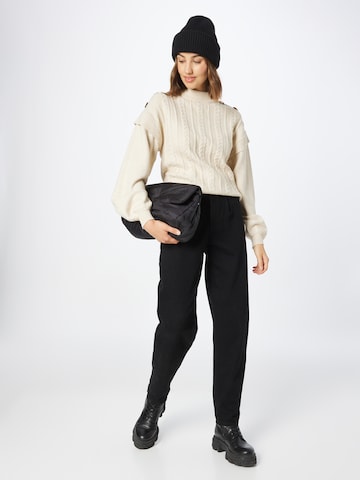Freequent Sweater 'CLAURA' in Beige