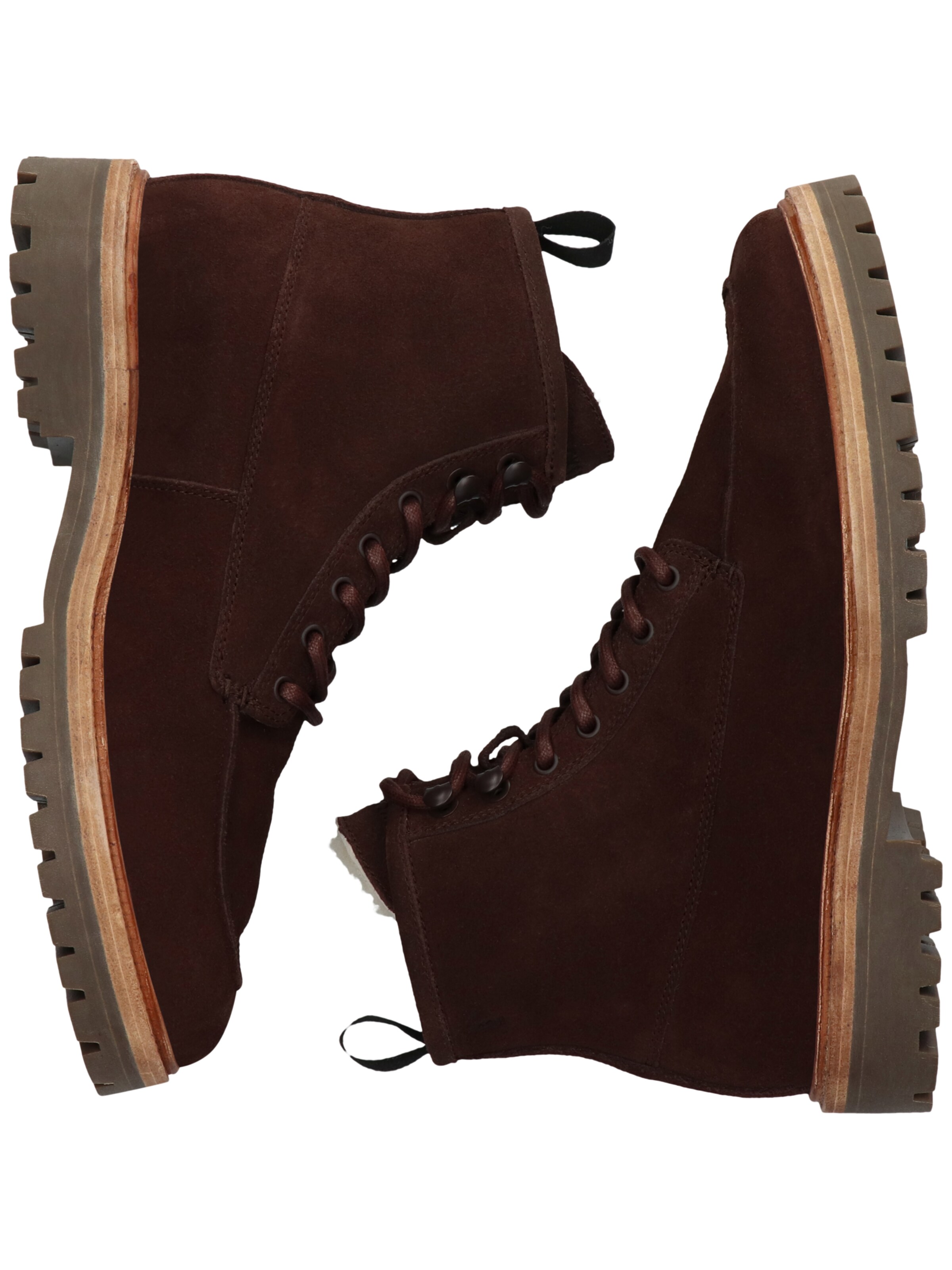 BLACKSTONE - Botas com atacadores 'Gastown Boaz CG164' em castanho