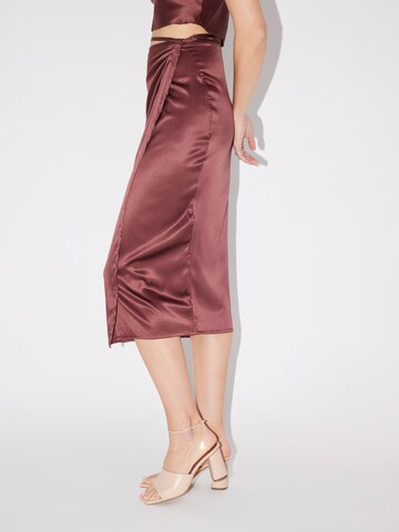 LeGer Premium Skirt 'Adlin' in Brown