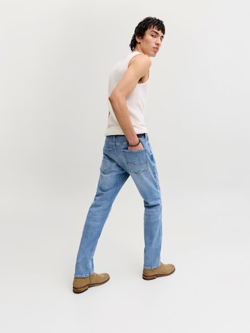 JACK & JONES Tapered Jeans 'JJIMike JJOriginal' i blå