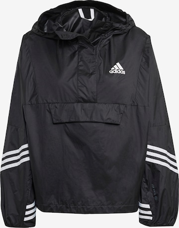 ADIDAS SPORTSWEAR Athletic Jacket 'Wind.Rdy' in Black: front