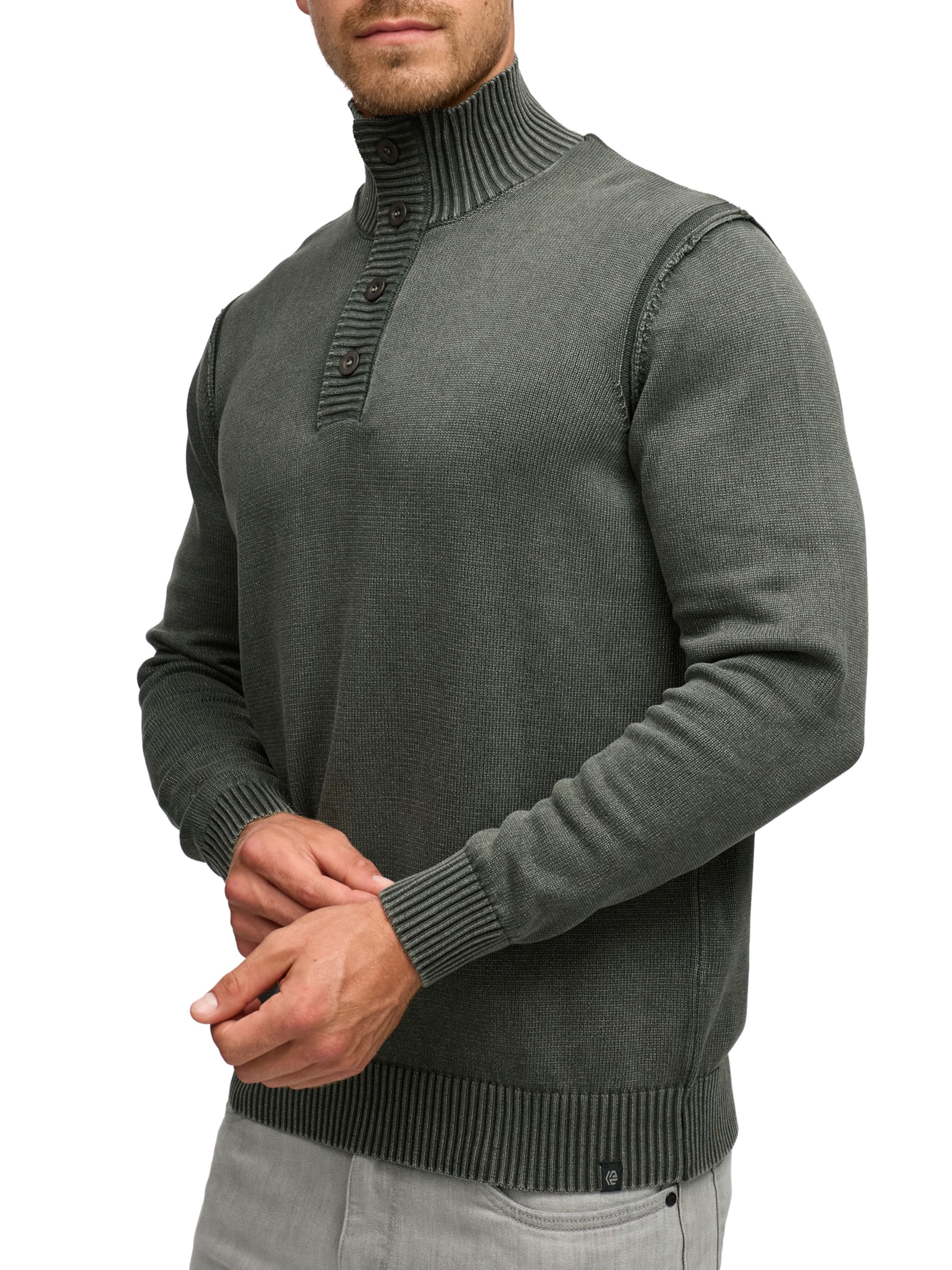 INDICODE JEANS Sweater in Grey
