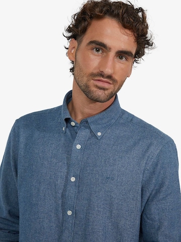 McGREGOR Regular fit Button Up Shirt in Blue