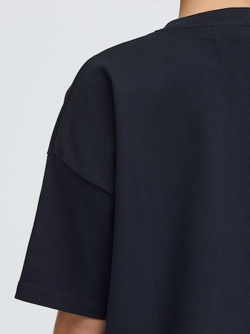 Oxmo Shirt ' OXNSandy Boxy ' in Zwart