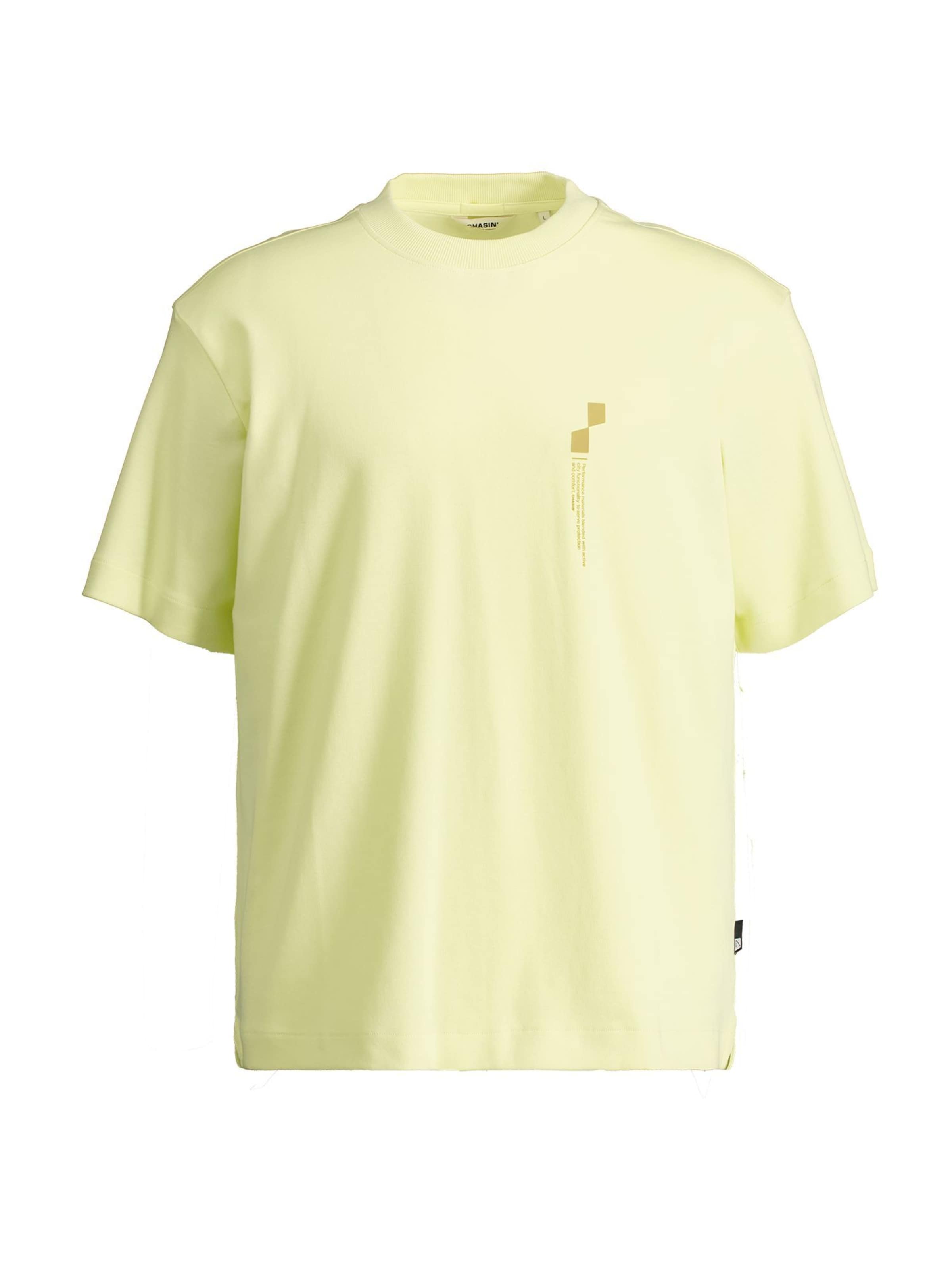 T-Shirt ' Reco ' CHASIN' en jaune : devant