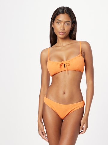 Seafolly Dół bikini w kolorze pomarańczowy