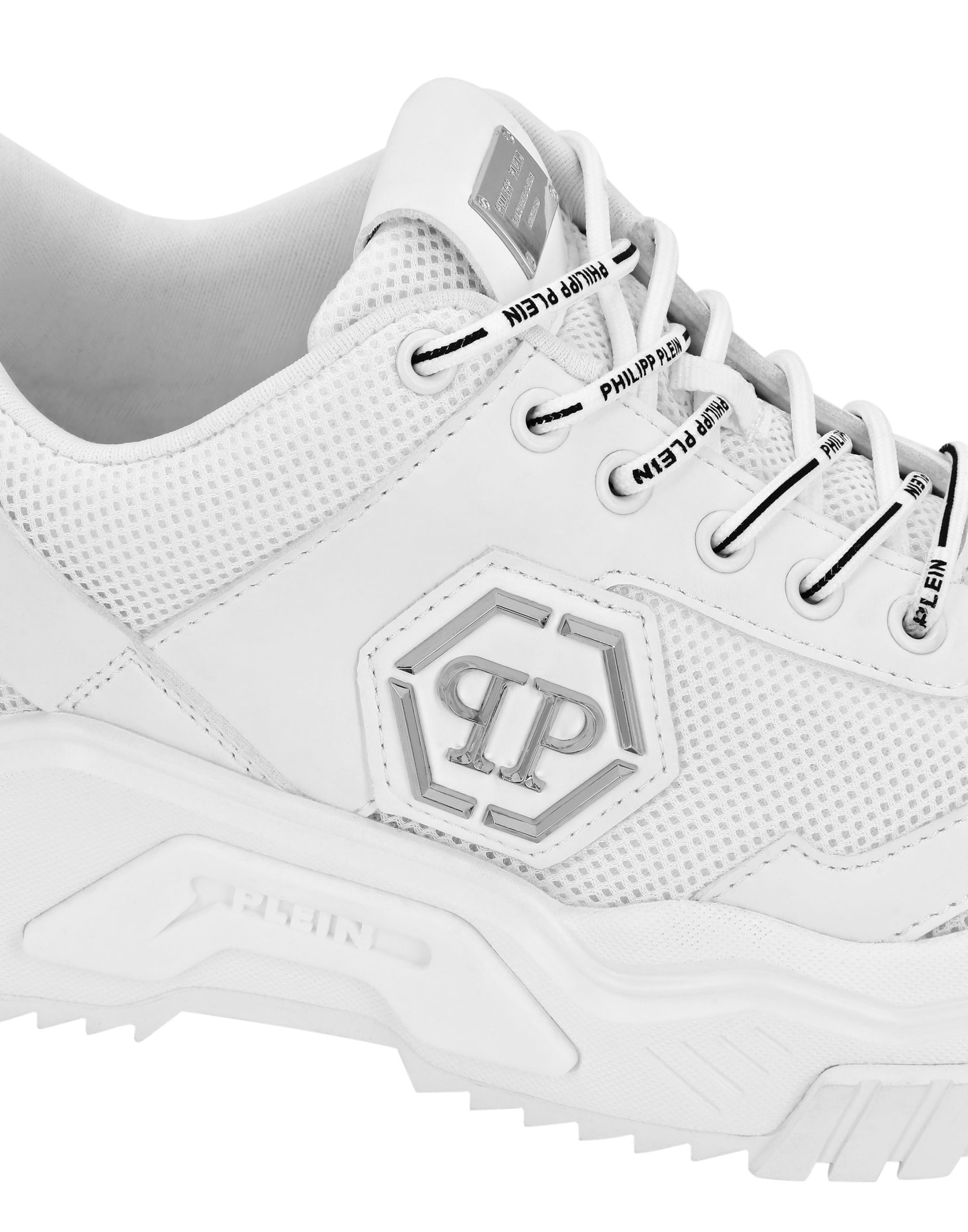 Philipp Plein Platform trainers 'Predator' in White