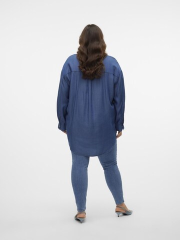 Vero Moda Curve Bluse i blå