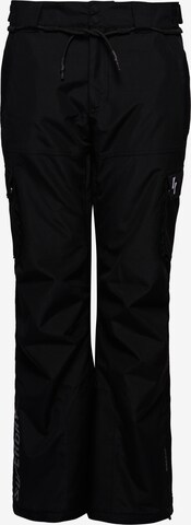 Superdry Regular Sporthose 'Ultimate Rescue' in Schwarz: predná strana