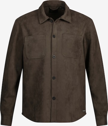 JP1880 Regular fit Button Up Shirt in Brown: front