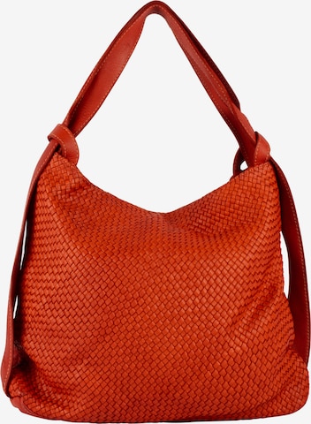 usha FESTIVAL Shoulder Bag in Orange: front