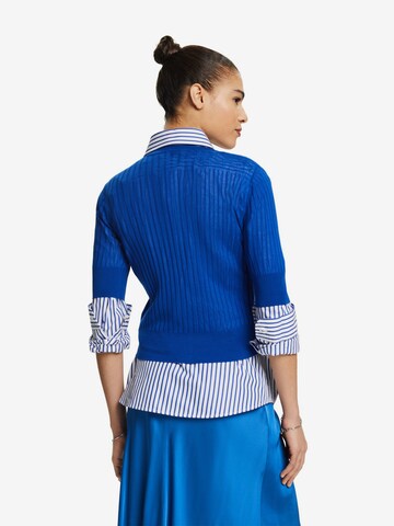 ESPRIT Knit Cardigan in Blue