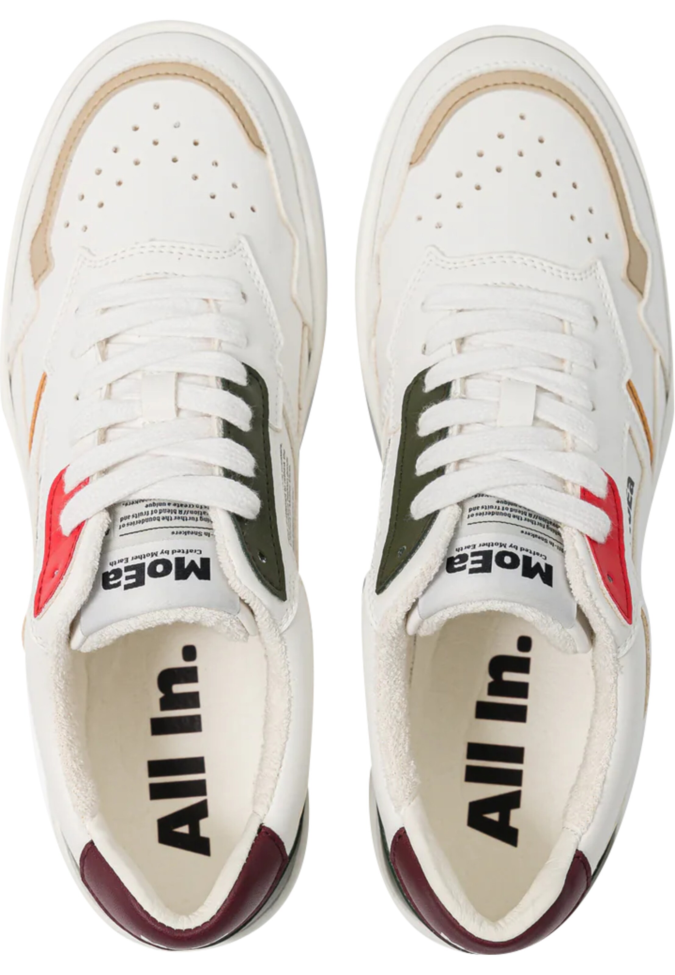 Sneaker bassa 'Gen1 - All In' di MoEa in bianco