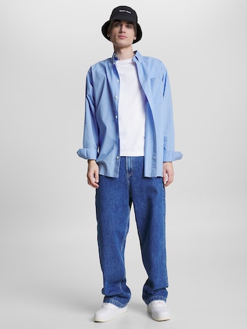 Tommy Jeans Comfort Fit Hemd in Blau