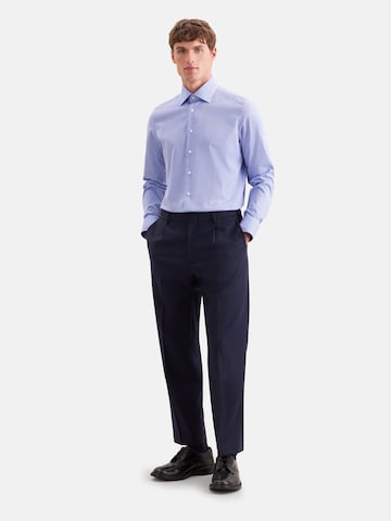 Coupe slim Chemise business SEIDENSTICKER en bleu
