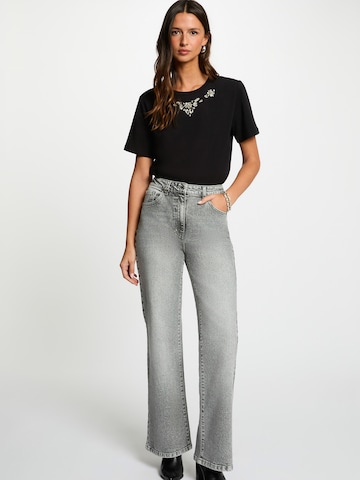 Maglietta '261-DMARE' di Morgan in nero