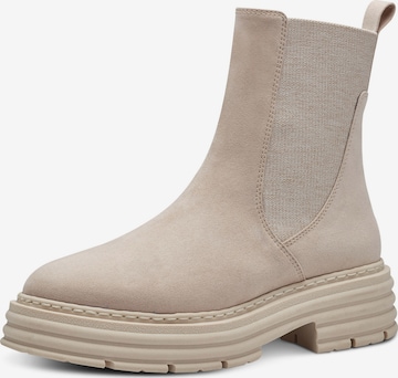 Chelsea Boots MARCO TOZZI en beige : devant