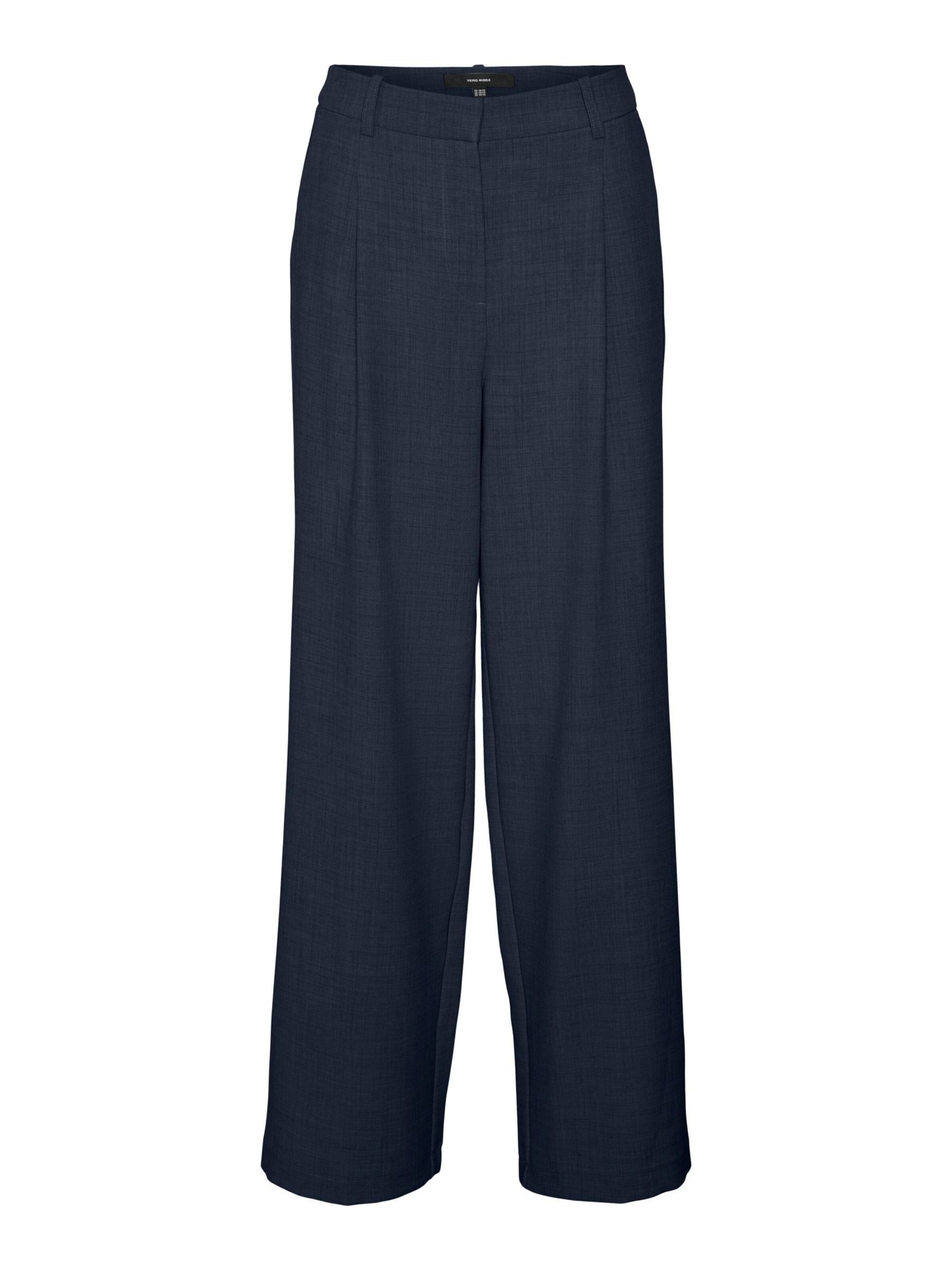 VERO MODA - Pantalón plisado 'VMCassidy' en azul: frente
