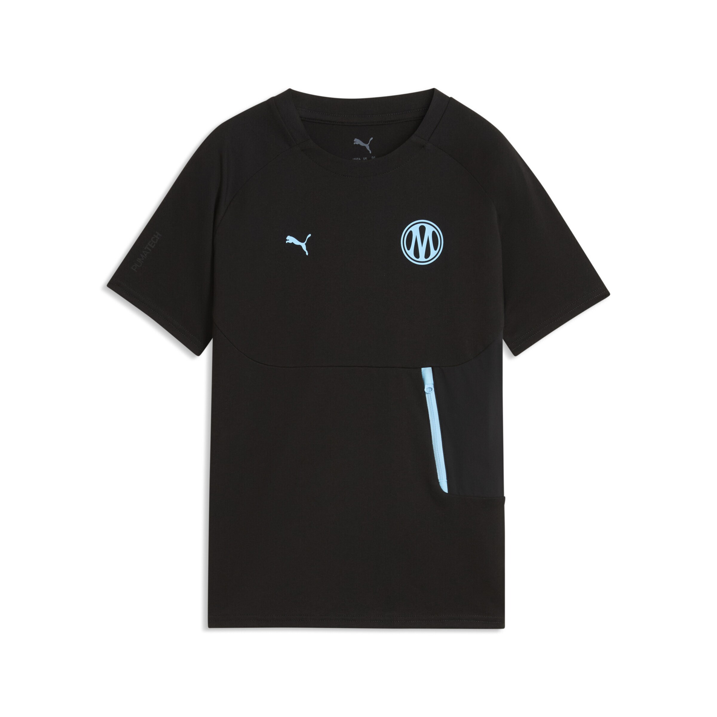 PUMA Functioneel shirt 'Olympique De Marseille Pumatech' in Zwart: voorkant