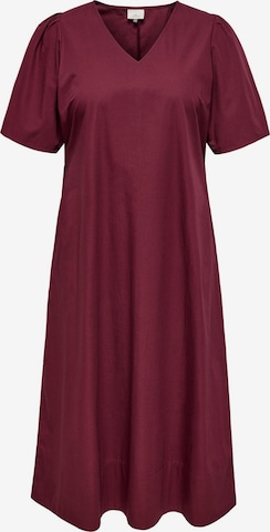 Robe 'Lina' ONLY Carmakoma en rouge : devant