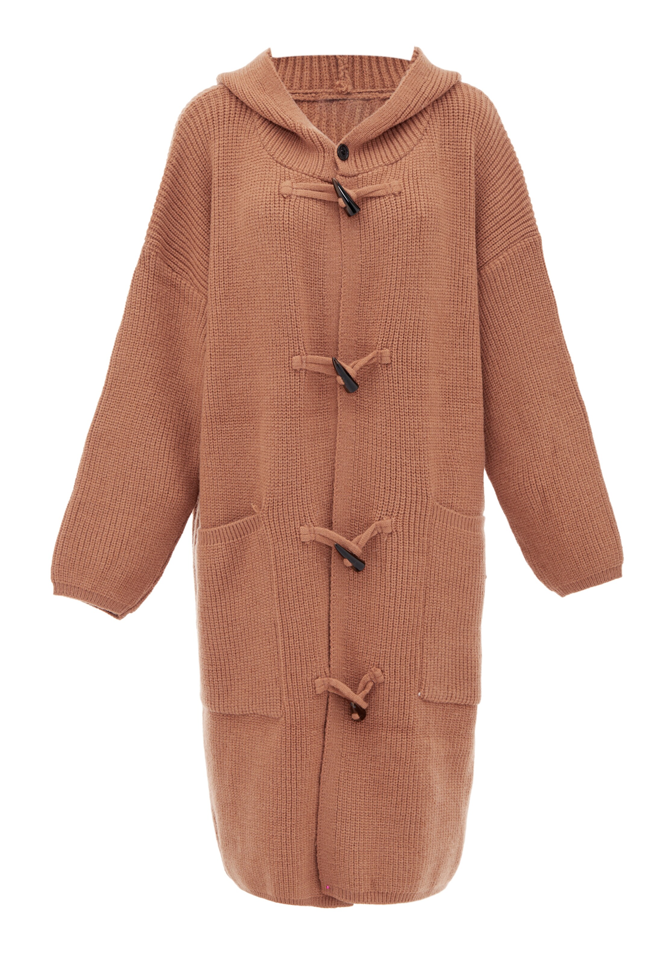 RISA - Casaco de malha em castanho