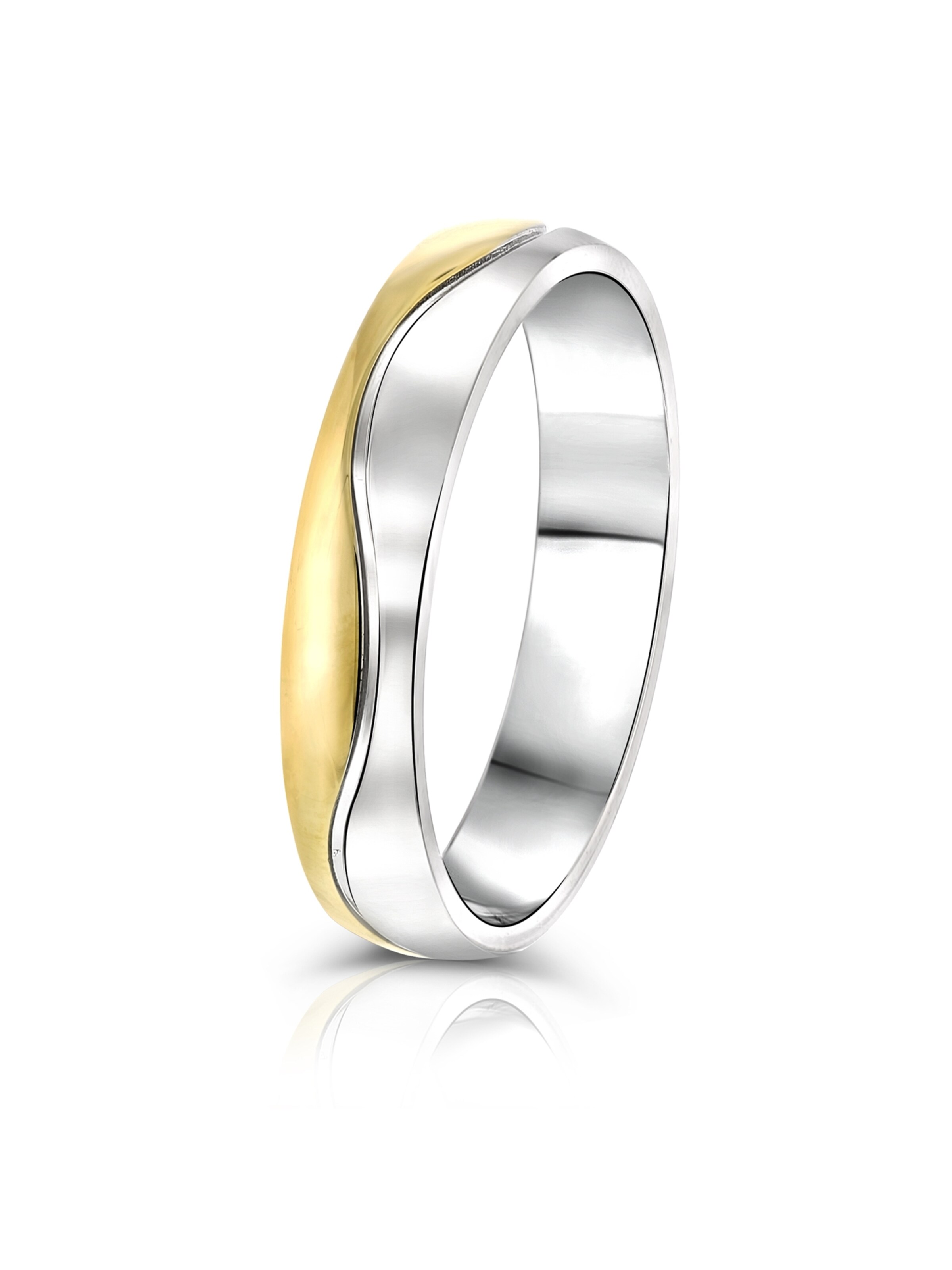 Lucardi Ring in Silver: front